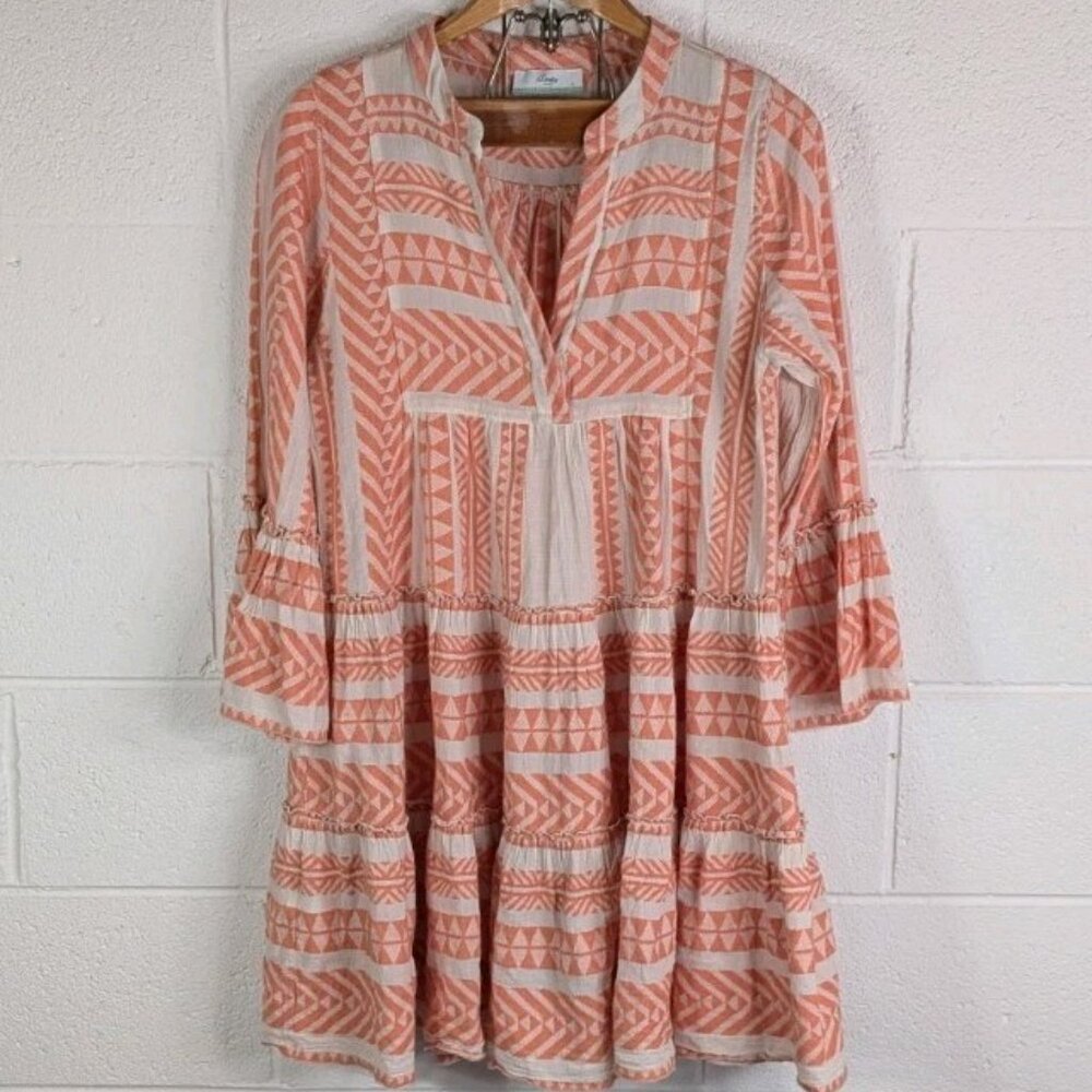 NWT Peach & Cream Summer Dress - Women's M